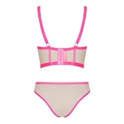 Nudelia Obsessive Ružičasti Set 40-42 L/XL