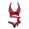Conjunto Sensuelia Obsessive Vermelho 44 XXL