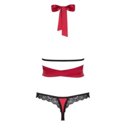 Conjunto Sensuelia Obsessive Vermelho 44 XXL