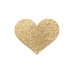 Bijoux - Indiscrets Flash Nippelpads Herz Gold