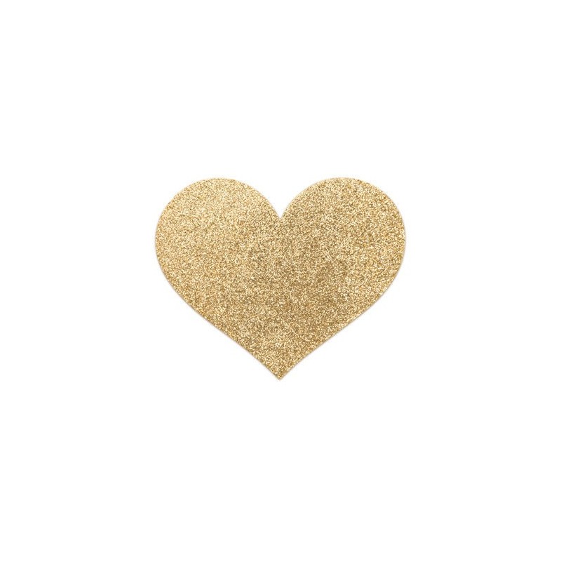 Bijoux - Indiscrets Flash Nippelpads Herz Gold