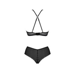 Komplekts No 2 Daļām Kerria Bikini Melns Eco Collection Passion 44-46 XXL/3XL