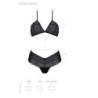 Kerria Bikini Crni Eco Collection Passion Komplet Od 2 Dijela 44-46 XXL/3XL