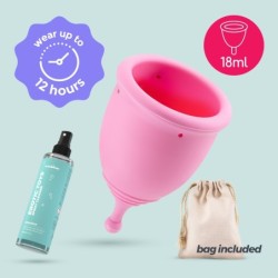 Copa Menstrual Minerva Xs Com Bolsa E Limpador De Brinquedos 150 Ml Crushious