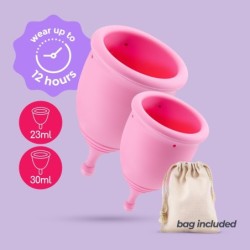 Copas Menstruales Minerva S + L Con Bolsa Crushious
