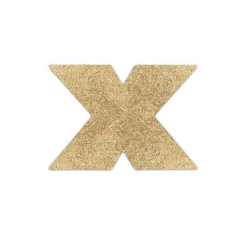 Bijoux - Indiscrets Tepelbedekkers Flash Kruis Goud
