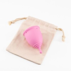 Copos Menstruais Minerva S + L Com Bolsa E Limpador De Brinquedos 150 Ml Crushious