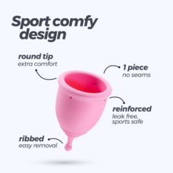 Minerva Menstrual Cups S + L With Pouch And Toy Cleaner 150 Ml Crushious