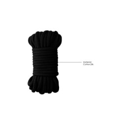 Bondage lano 10 metrů Ouch! Černá
