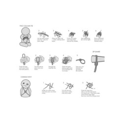 Uže za vezivanje 10 Metara Ouch! Crno