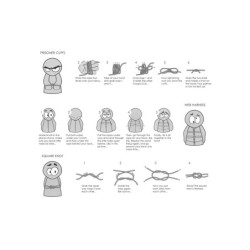 Bondāžas Virve 10 Metri Ouch! Melna