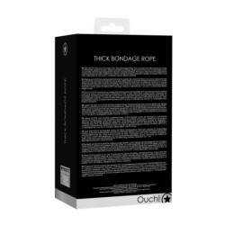 Uže za vezivanje 10 Metara Ouch! Crno