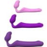 Queens Strap-On Flexibel Violett Storlek L