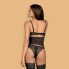 Korsett ja püksikud Contica Obsessive Must 36-38 S/M
