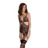 Corset Et String Amberly Noir Passion 40-42 L/XL