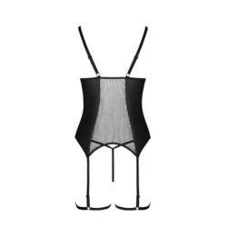 Gorset I Stringi Beth Czarny Passion 44-46 XXL/3XL