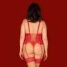 Serre-taille et string Blossmina Taille Queen Obsessive 48-50 4XL/5XL