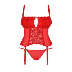Corset Et String Blossmina Taille Queen Obsessive 52-54 6XL/7XL
