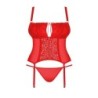 Corset Et String Blossmina Taille Queen Obsessive 52-54 6XL/7XL