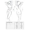 Corset Et String Brésilien Noir Passion 52-54 6XL/7XL