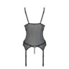 Christa Musta Korsetti Ja Stringit Erotic Line Passion 40-42 L/XL