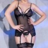 Corset Et String Cr-4415 Noir 40-42 L/XL