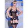 Corset En String Cr-4415 Zwart 40-42 L/XL