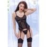 Corset Et String Cr-4471 Noir 42 XL