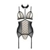 Corset en String Dominica Beige Devil Collection Passion 40-42 L/XL