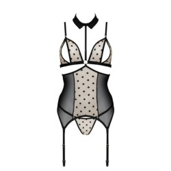 Korzet A Tangá Dominica Béžová Devil Collection Passion 44-46 XXL/3XL