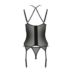 Corset i tanga Drosera Negre Eco Collection Passion 44-46 XXL/3XL