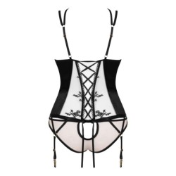 Gianna fekete Beauty Night Fashion fűző és tanga 40-42 L/XL