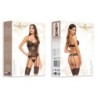 Corset i tanga Goldie Negre Beauty Night Fashion 36-38 S/M