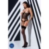 Corset Et String Heidi Noir Devil Collection Passion 40-42 L/XL