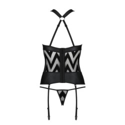Corset Et String Hima Noir Passion 40-42 L/XL