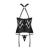Corset Et String Hima Noir Passion 40-42 L/XL