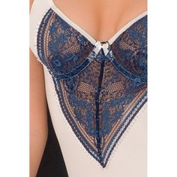 Corset și Tanga Ivone Bej Passion 40-42 L/XL