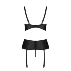 Corsetto e Perizoma Jannies Nero Passion 40-42 L/XL