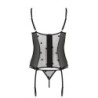 Corset Et String Lovelia Noir Passion 40-42 L/XL