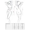 Corset Et String Maddie Noir Erotic Line Passion 40-42 L/XL