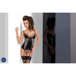 Corset Et String Montana Noir Passion 40-42 L/XL