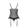 Corsetto e Perizoma Nessy Nero Passion 44-46 XXL/3XL