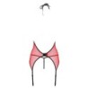 Korsetti ja stringit Peonia Punainen Erotic Line Passion 40-42 L/XL