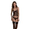 Corset Et String Primula Noir Eco Collection Passion 40-42 L/XL