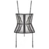 Korzet a tanga Ravenna Černá Beauty Night Fashion 40-42 L/XL