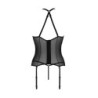 Corset Et String Satara Noir Erotic Line Passion 40-42 L/XL