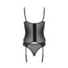 Corset Et String Selaginella Noir Eco Collection Passion 40-42 L/XL
