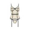Korsete un stringi Serara Beige Passion 40-42 L/XL