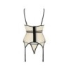 Korsete un stringi Serara Beige Passion 40-42 L/XL
