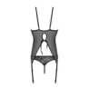 Corset Et String Ursula Noir Passion 40-42 L/XL